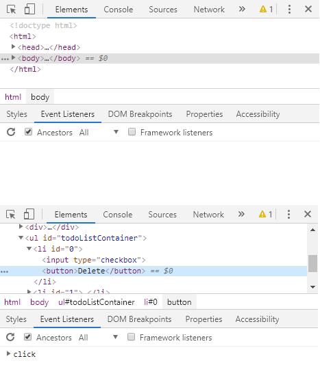 El DOM en las DevTools de Chrome